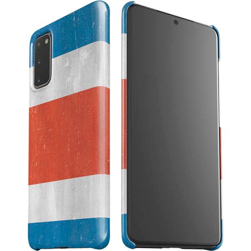 Costa Rican Flag Distressed Galaxy S20 Lite Case
